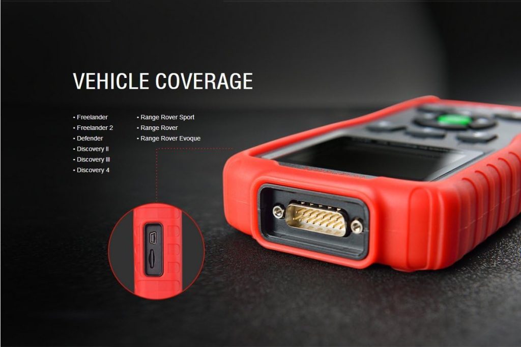 Auto Diagnostic Scanner iCarsoft LR V1.0 for LandroverJaguar with Oil Service Reset Battery Test New Version of i930 (red) Auto Diagnostic Scanner iCarsoft LR V1.0 for LandroverJaguar with Oil Service Reset Battery Test New Version of i930 (red)