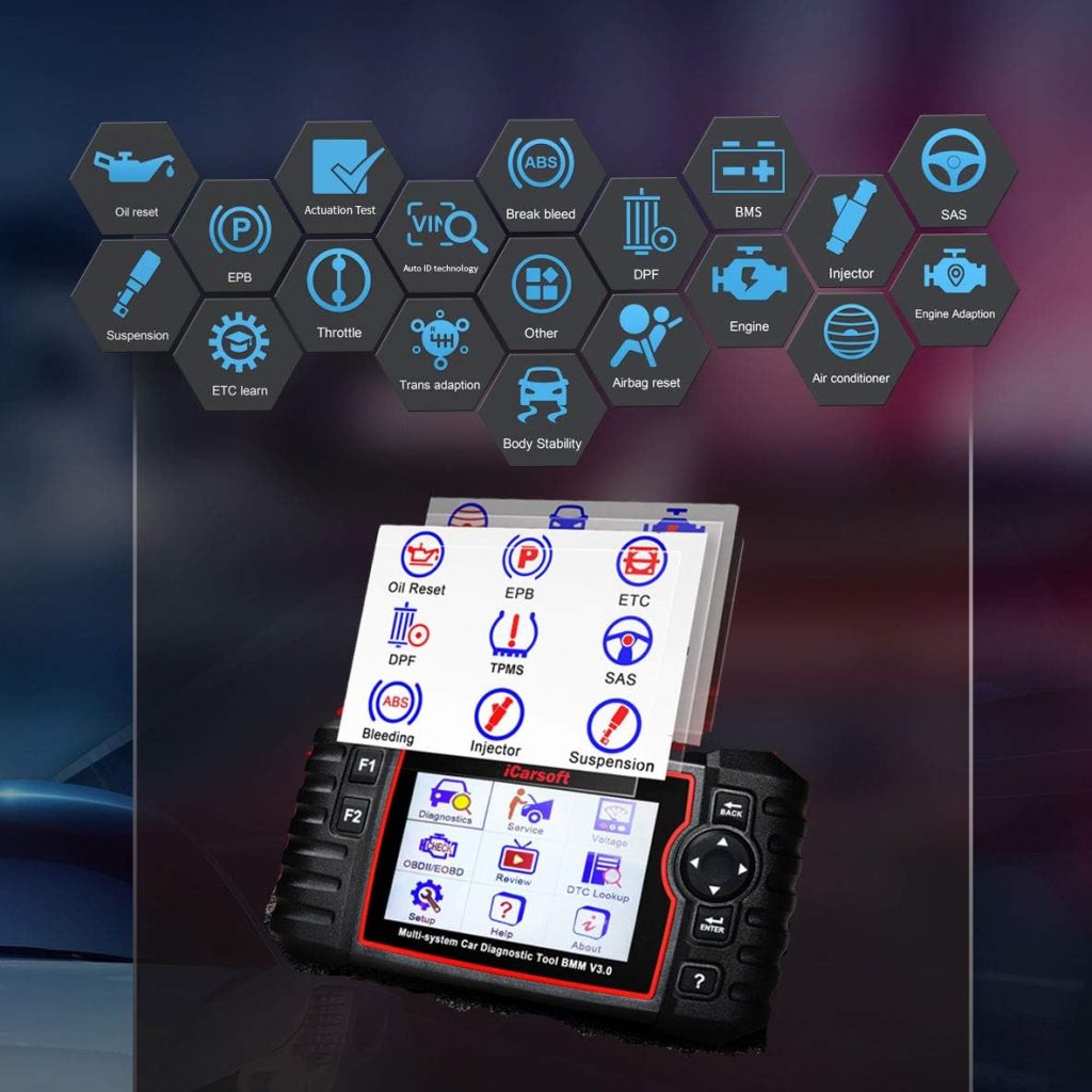 iCarsoft BMM V3.0 for BMW/Mini/Rolls_Royce Diagnostic Tool with auto VIN/Quick Test/Actuation Test