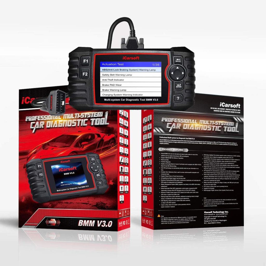 iCarsoft BMM V3.0 for BMW/Mini/Rolls_Royce Diagnostic Tool with auto VIN/Quick Test/Actuation Test