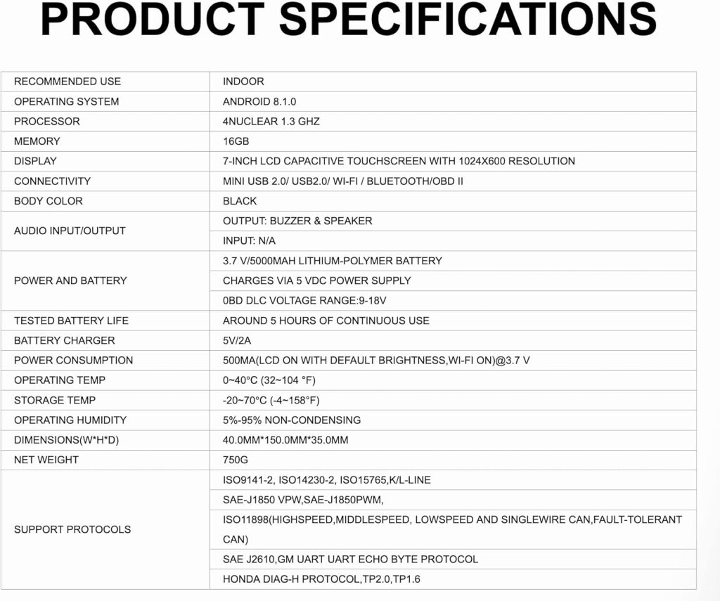 iCarsoft CR Max + Free Screen Protector - Professional Multibrand Automotive Diagnostic Scanner - Read/Erase Faults Codes - Reset Oil Service - Coding Programming iCarsoft CR Max + Free Screen Protector - Professional Multibrand Automotive Diagnostic Scanner - Read/Erase Faults Codes - Reset Oil Service - Coding Programming