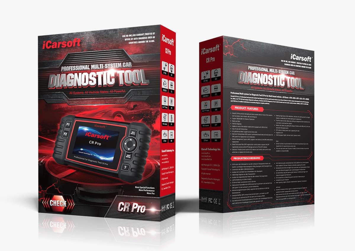 iCarsoft CR Pro Diagnostic Scan Tool Review