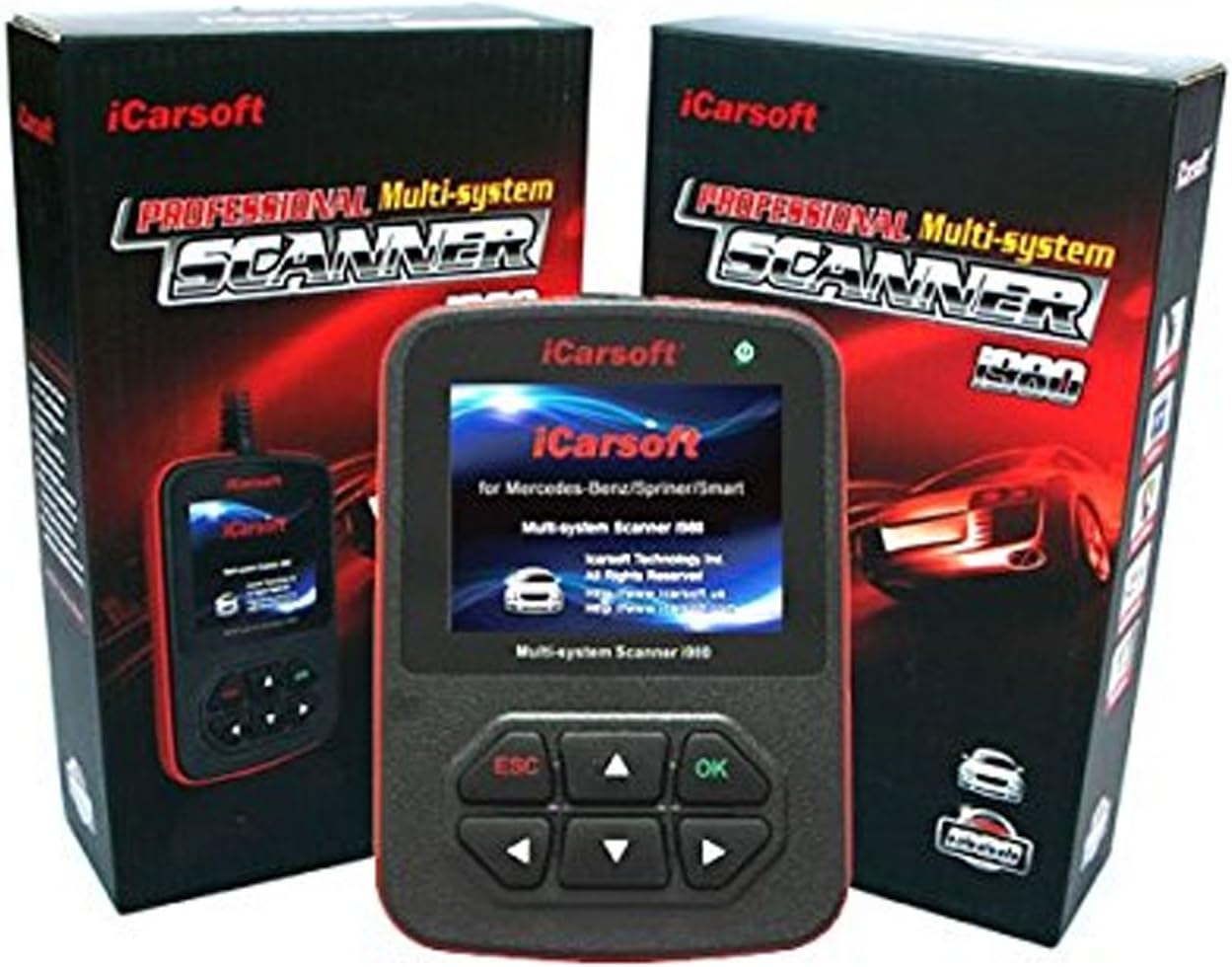 iCarsoft Genuine Mercedes Benz I980 Professional Diagnostic Scanner Tool Review
