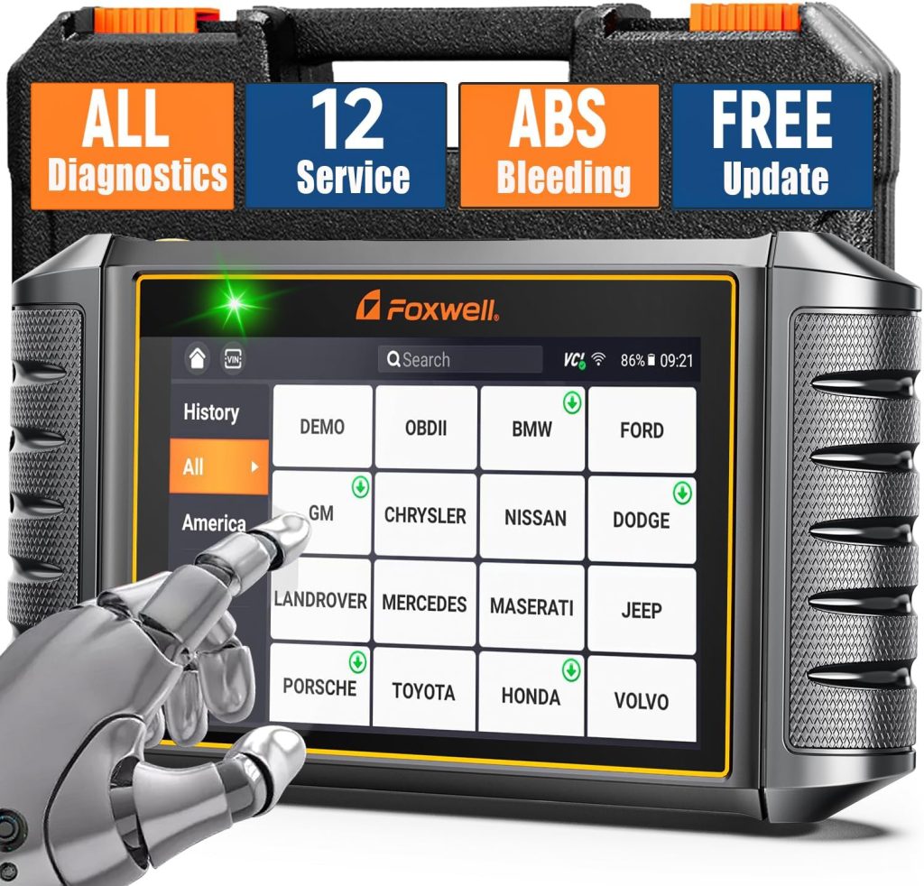 2024 Foxwell NT726 OBD2 Scanner, All System Car Scanner Diagnostic Tool, 12+ Service Reset with ABS Bleeding, Oil Reset, Injector Coding, SAS, TPMS, Throttle Relearn, Diagnostic Scan Tool for Vehicle 2024 Foxwell NT726 OBD2 Scanner, All System Car Scanner Diagnostic Tool, 12+ Service Reset with ABS Bleeding, Oil Reset, Injector Coding, SAS, TPMS, Throttle Relearn, Diagnostic Scan Tool for Vehicle