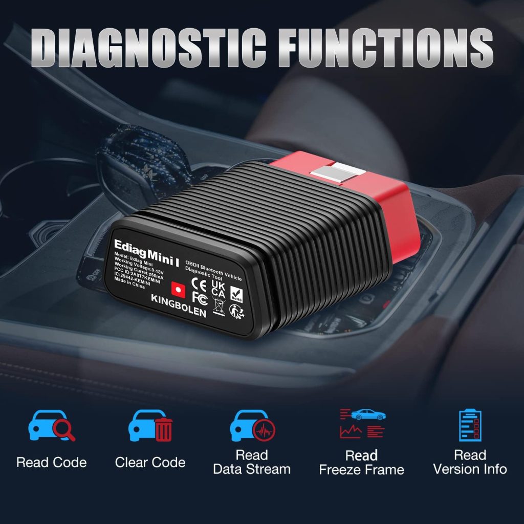 EDIAG Mini OBD2 Scanner Bluetooth Diagnostic Tool,Check Engine Scan Tool with 15 Reset(Free OIL/SAS) KINGBOLEN Full System Automotive Code Reader ABS SRS IM-MO TPMS for Iphone,Auto VIN for All Vehicle EDIAG Mini OBD2 Scanner Bluetooth Diagnostic Tool,Check Engine Scan Tool with 15 Reset(Free OIL/SAS) KINGBOLEN Full System Automotive Code Reader ABS SRS IM-MO TPMS for Iphone,Auto VIN for All Vehicle