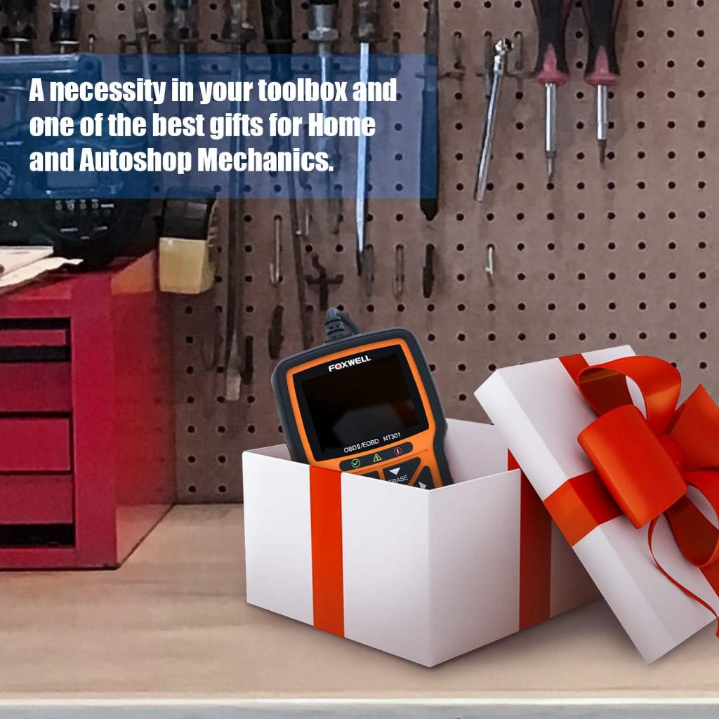 FOXWELL NT301 OBD2 Scanner Live Data Professional Mechanic OBDII Diagnostic Code Reader Tool for Check Engine Light FOXWELL NT301 OBD2 Scanner Live Data Professional Mechanic OBDII Diagnostic Code Reader Tool for Check Engine Light