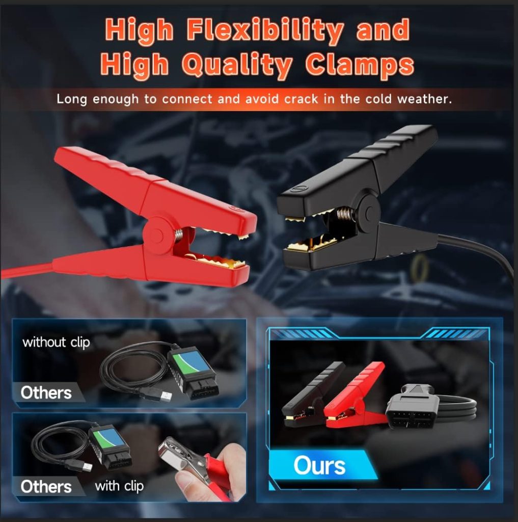 FOXWELL NT301 Plus + NT604 OBD2 Scanner Code Reader with Battery Tester Diagnostic Code Reader Tool for Check Engine Light