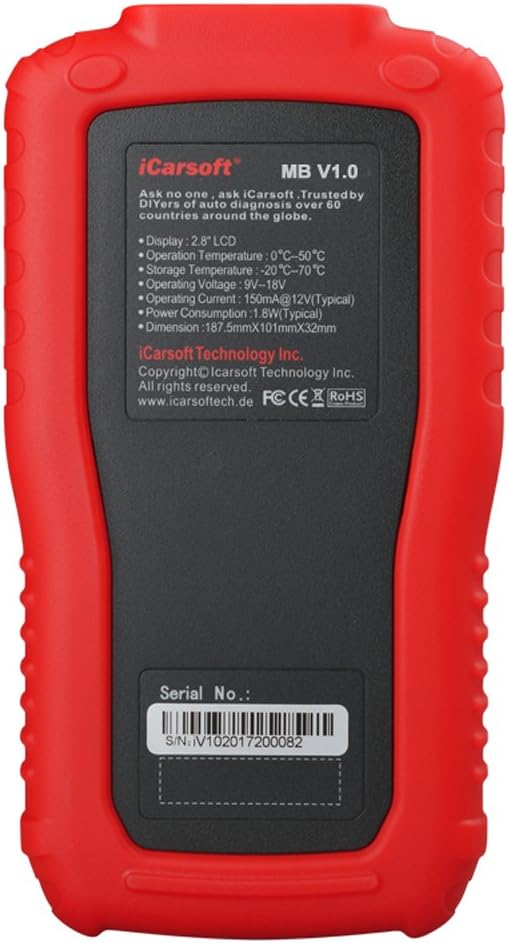 iCarsoft Diagnostic Tool MB V1.0 Review