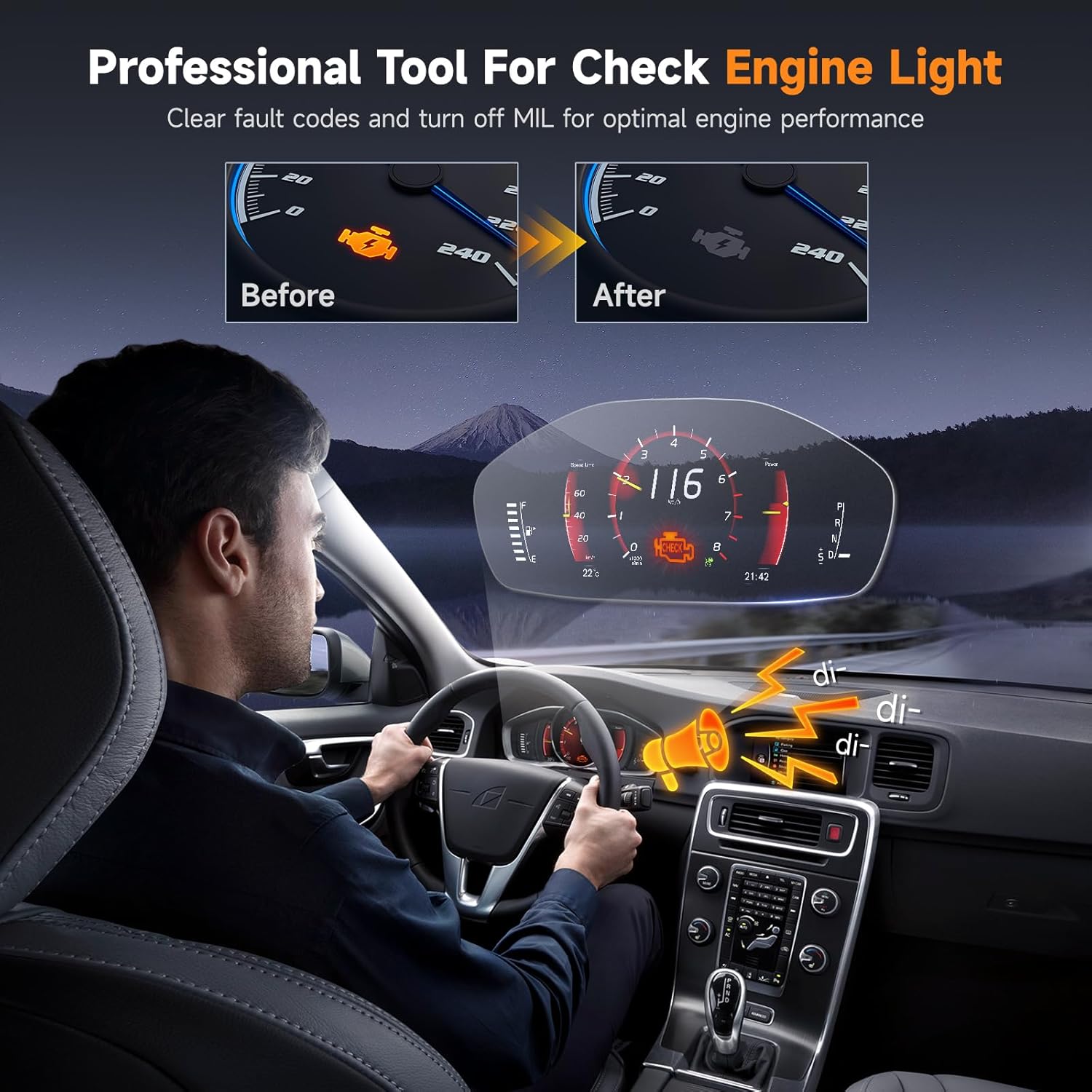 FOXWELL Code Reader NT614 Elite OBD2 Scanner Diagnostic Tool and FOXWELL NT201 OBD2 Scanner Car