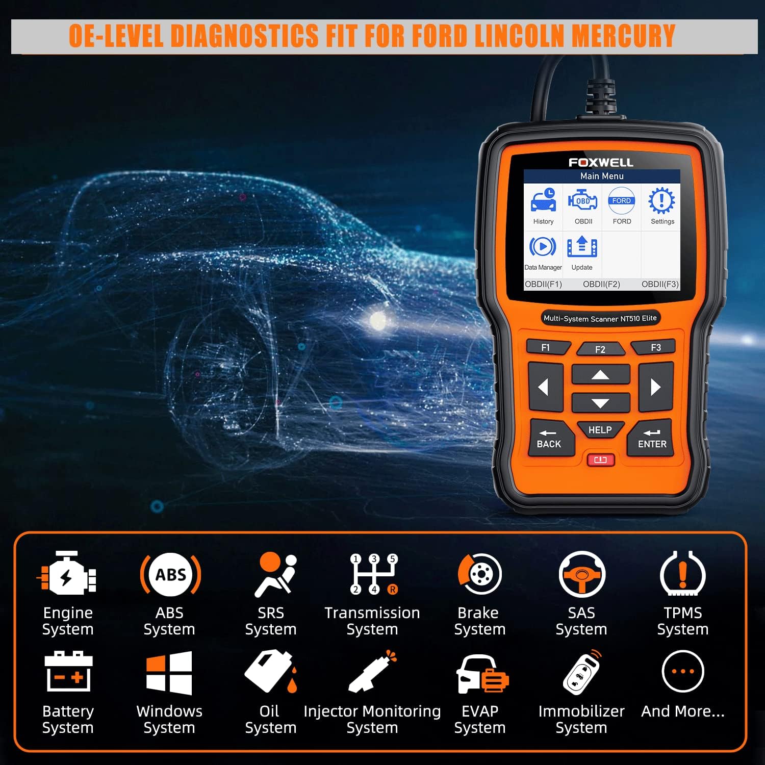 FOXWELL NT510 Diagnostic Scan Tool Review