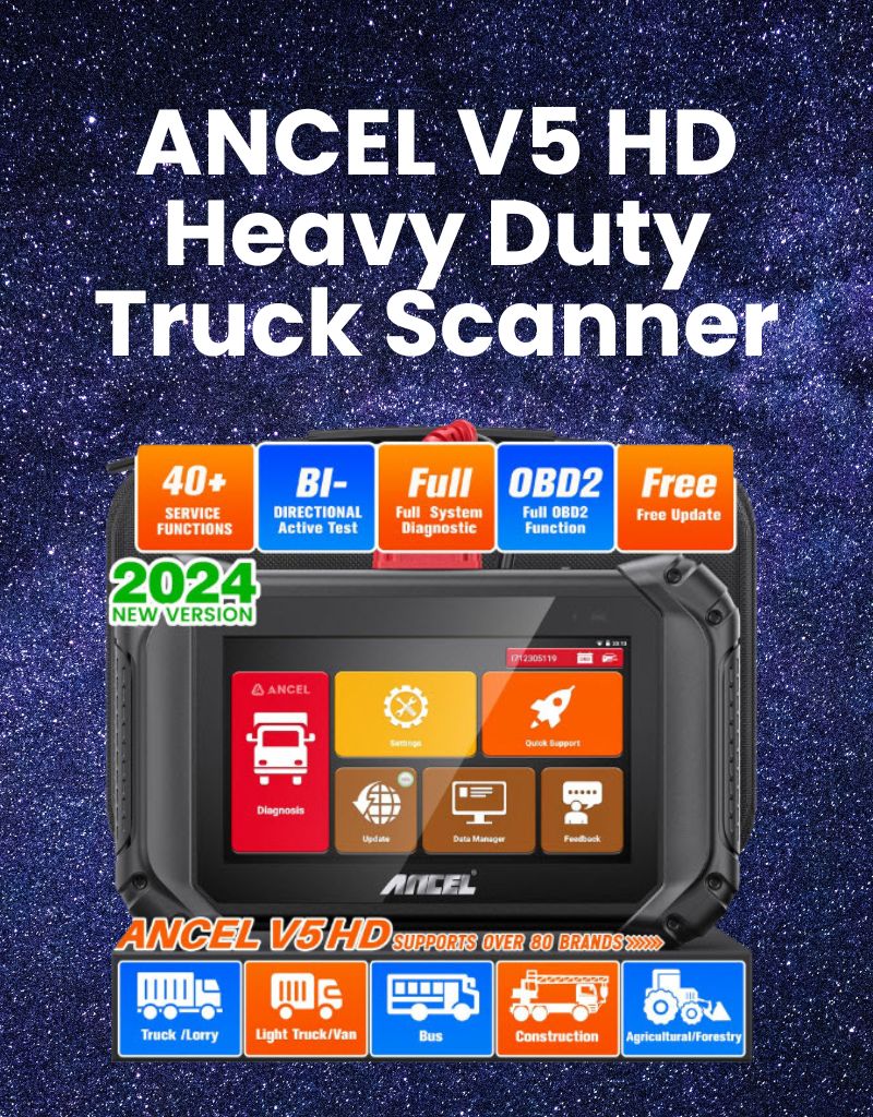 ANCEL V5 HD Heavy Duty Truck Scanner