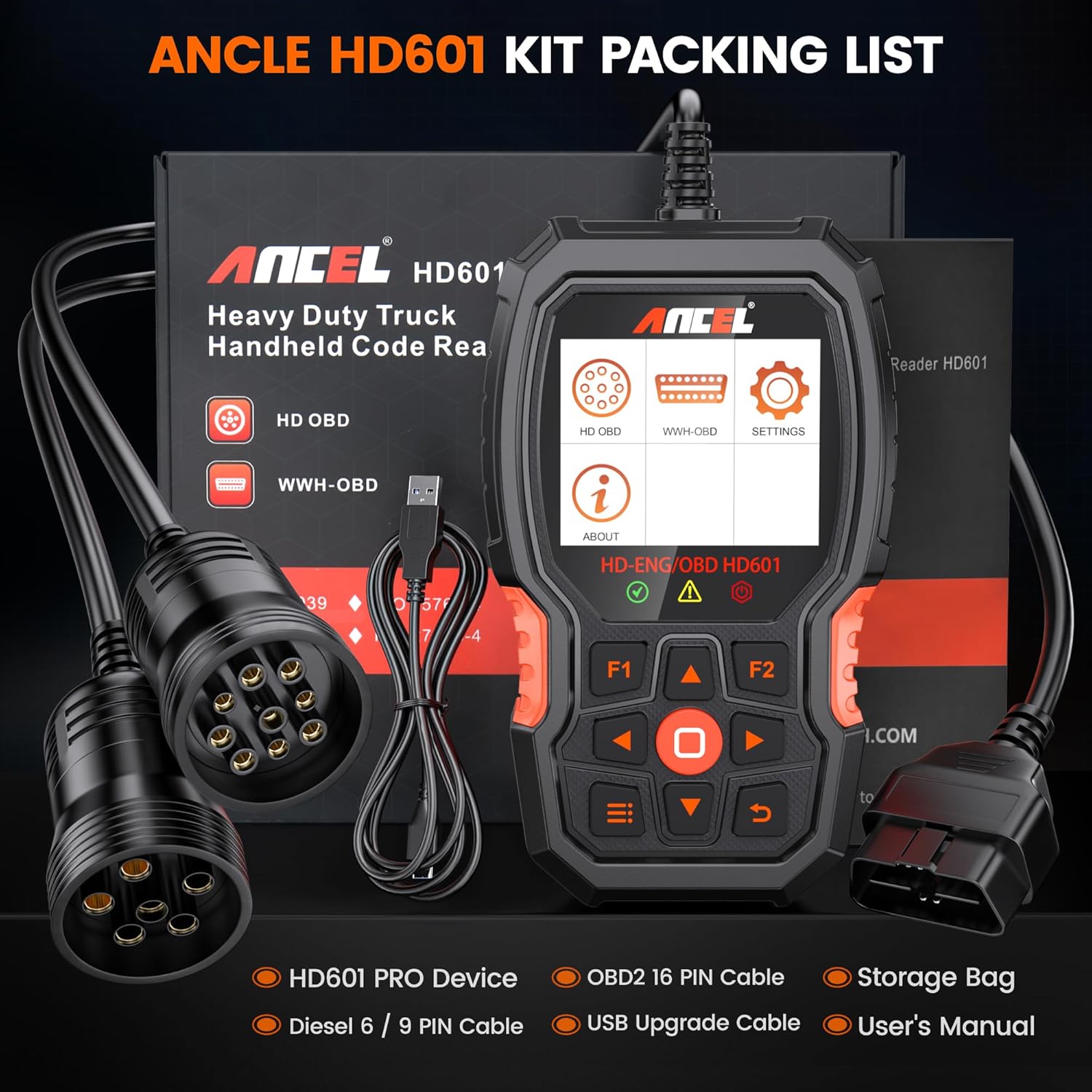 ANCEL HD601 Truck Scanner Review