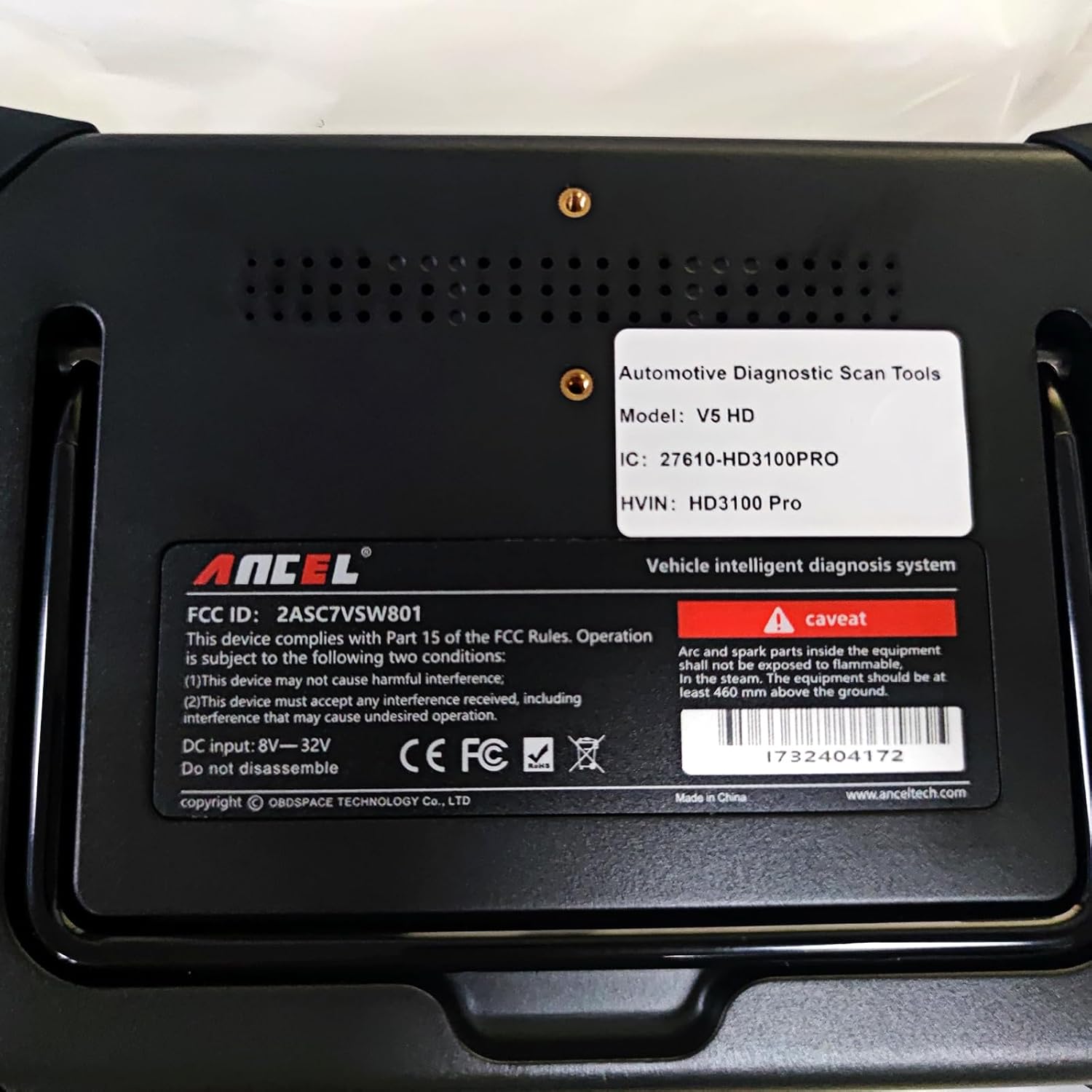 ANCEL V5 HD Heavy Duty Truck Scanner,2024 Elite Bidirectional Diesel Diagnostic Scan Tool,40+ Resets Full System Diagnostic Tool Code Reader ABS SRS DPF Regen for Truck Commercial Vehicle