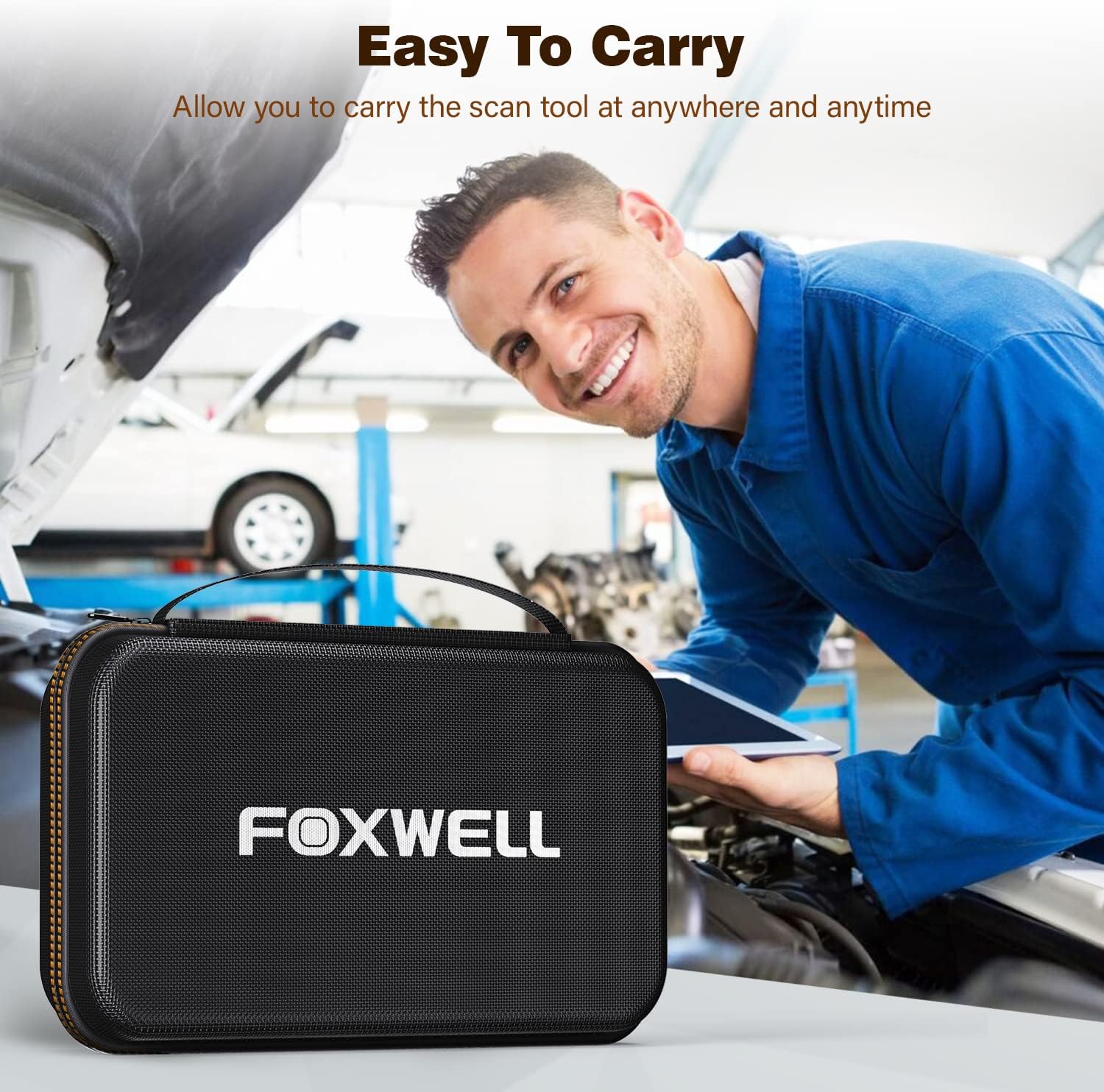FOXWELL NT630 Plus OBD2 Scanner with NT301 CASE OBD2 Scanner Professional Enhanced FOXWELL NT630 Plus OBD2 Scanner with NT301 CASE OBD2 Scanner Professional Enhanced