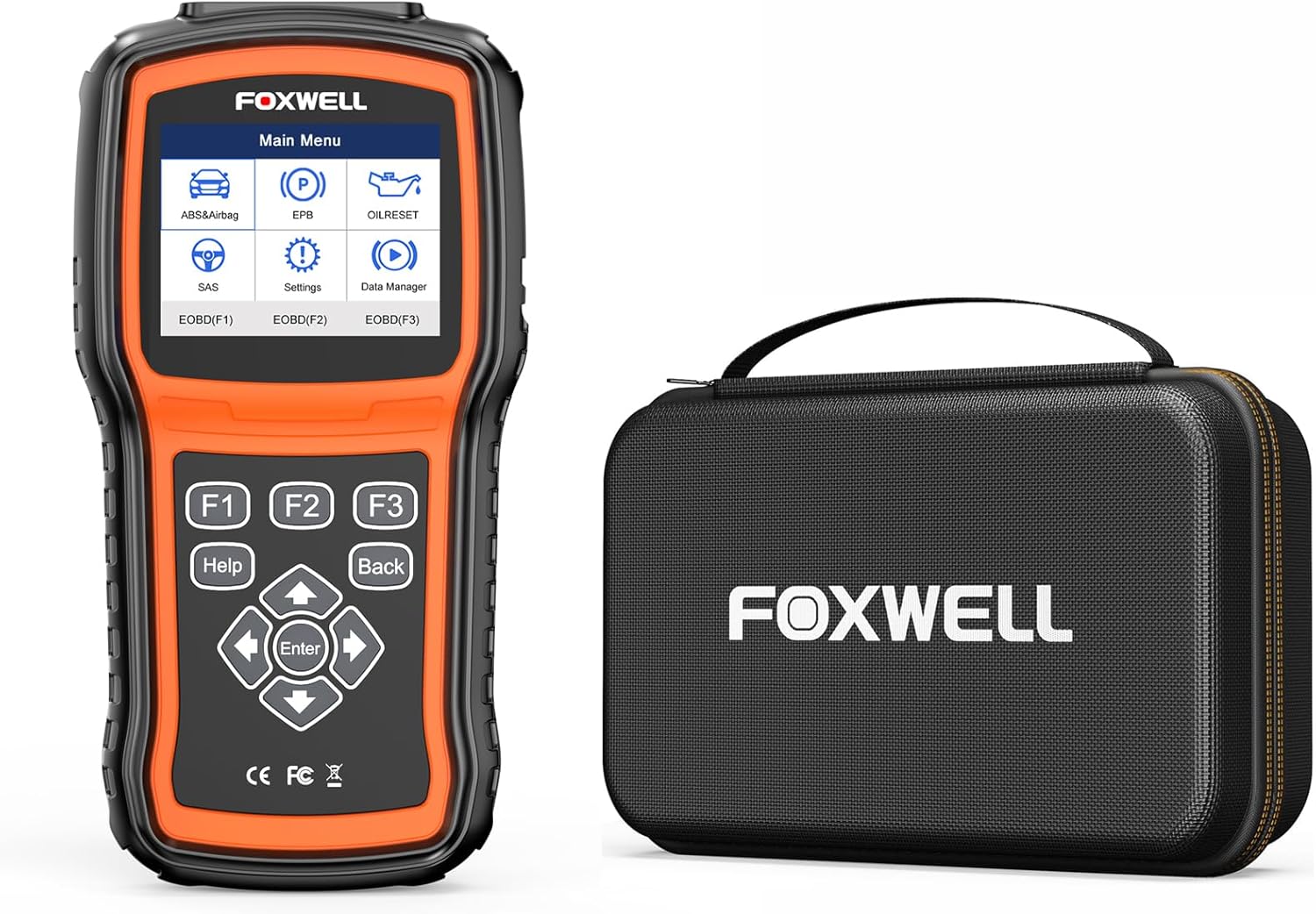 FOXWELL NT630 Plus OBD2 Scanner with NT301 CASE OBD2 Scanner Professional Enhanced FOXWELL NT630 Plus OBD2 Scanner with NT301 CASE OBD2 Scanner Professional Enhanced
