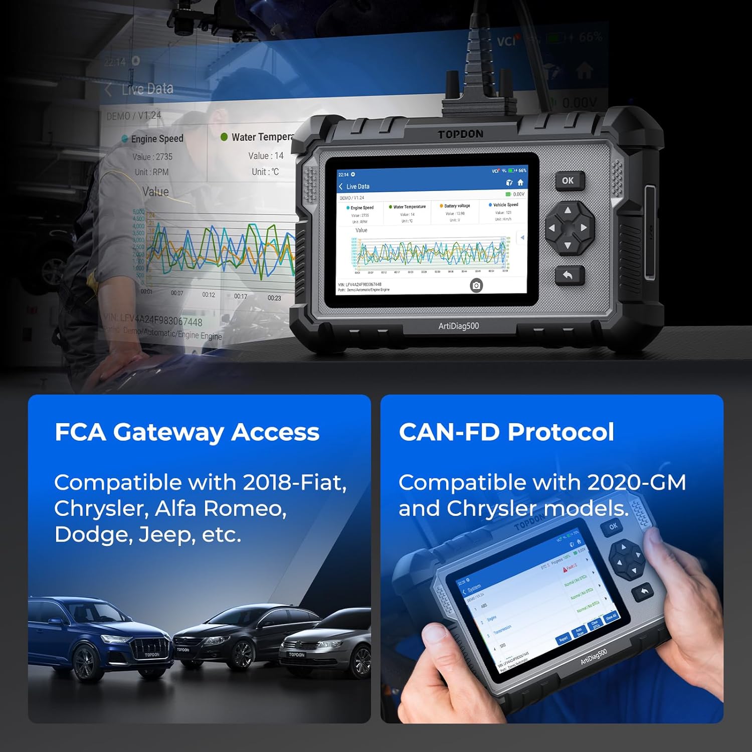 TOPDON AD500 OBD2 Scanner Review