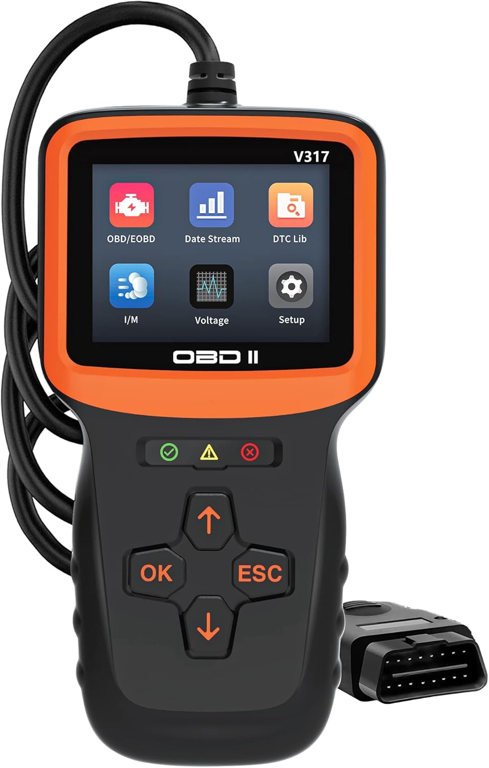 Zmoon OBD2 Scanner Diagnostic Tool, Vehicle Check Engine Code Readers with Reset I/M Readiness More, Car OBDII/EOBD Diagnostic Scan Tool for All Vehicles After 1996