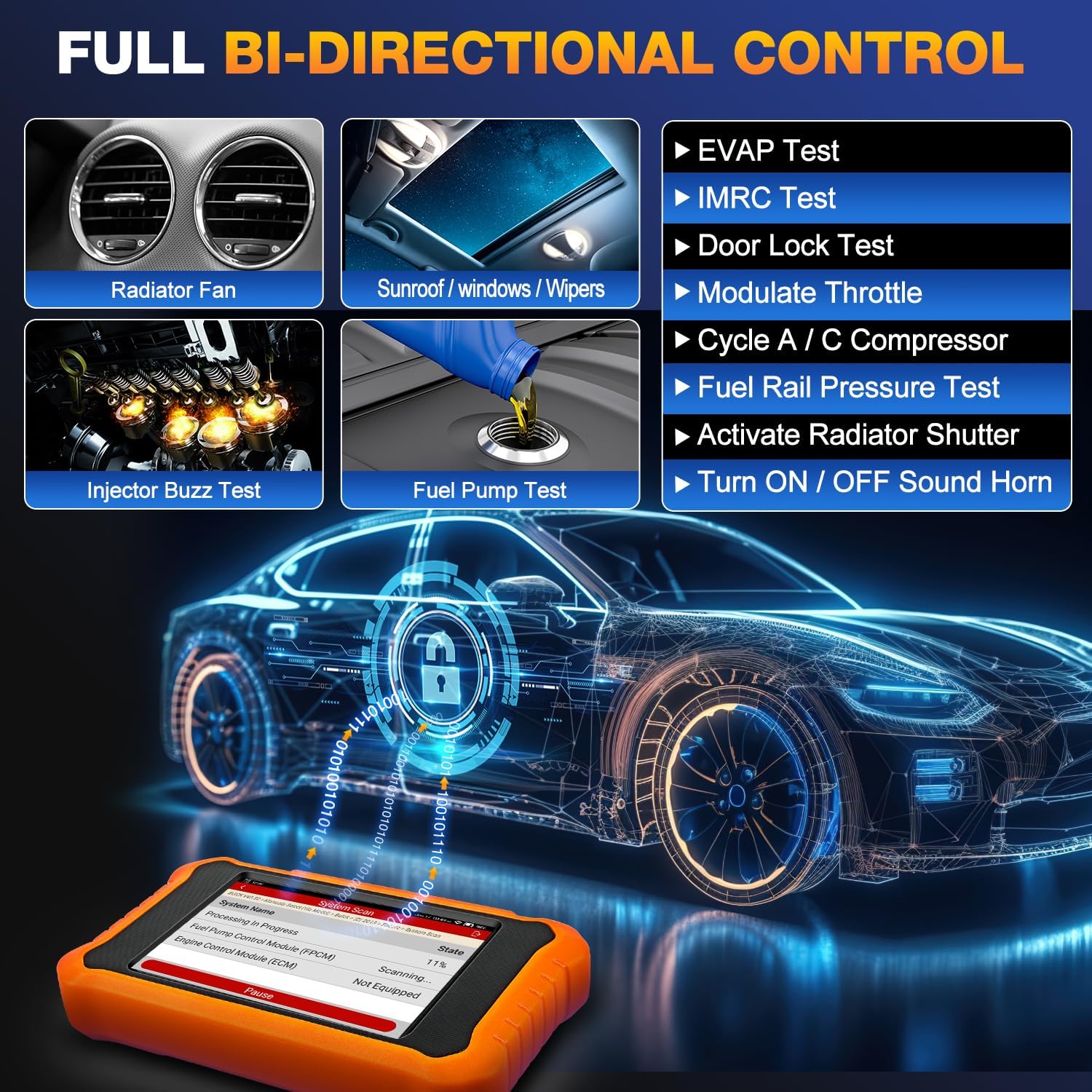 2024 LAUNCH Creader Elite V2.0 fit for GM Bi-Directional Scan Tool, All Reset Full System Diagnostic Scanner, AUTOVIN, Full OBD2 Code Reader for Buick/Chevrolet/Cadillac/GMC, Lifetime Free Update 2024 LAUNCH Creader Elite V2.0 fit for GM Bi-Directional Scan Tool, All Reset Full System Diagnostic Scanner, AUTOVIN, Full OBD2 Code Reader for Buick/Chevrolet/Cadillac/GMC, Lifetime Free Update