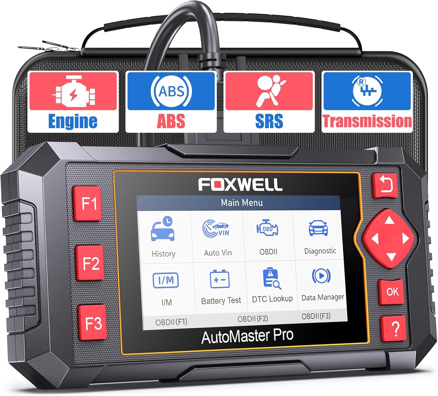 2024 Newest FOXWELL NT604 OBD2 Scanner ABS SRS, Check Engine Code Reader with Airbag Scanner, Transmission Code Reader Car Diagnostic Tool with Battery Test, English/Spanish Ver,Lifetime Free Update 2024 Newest FOXWELL NT604 OBD2 Scanner ABS SRS, Check Engine Code Reader with Airbag Scanner, Transmission Code Reader Car Diagnostic Tool with Battery Test, English/Spanish Ver,Lifetime Free Update