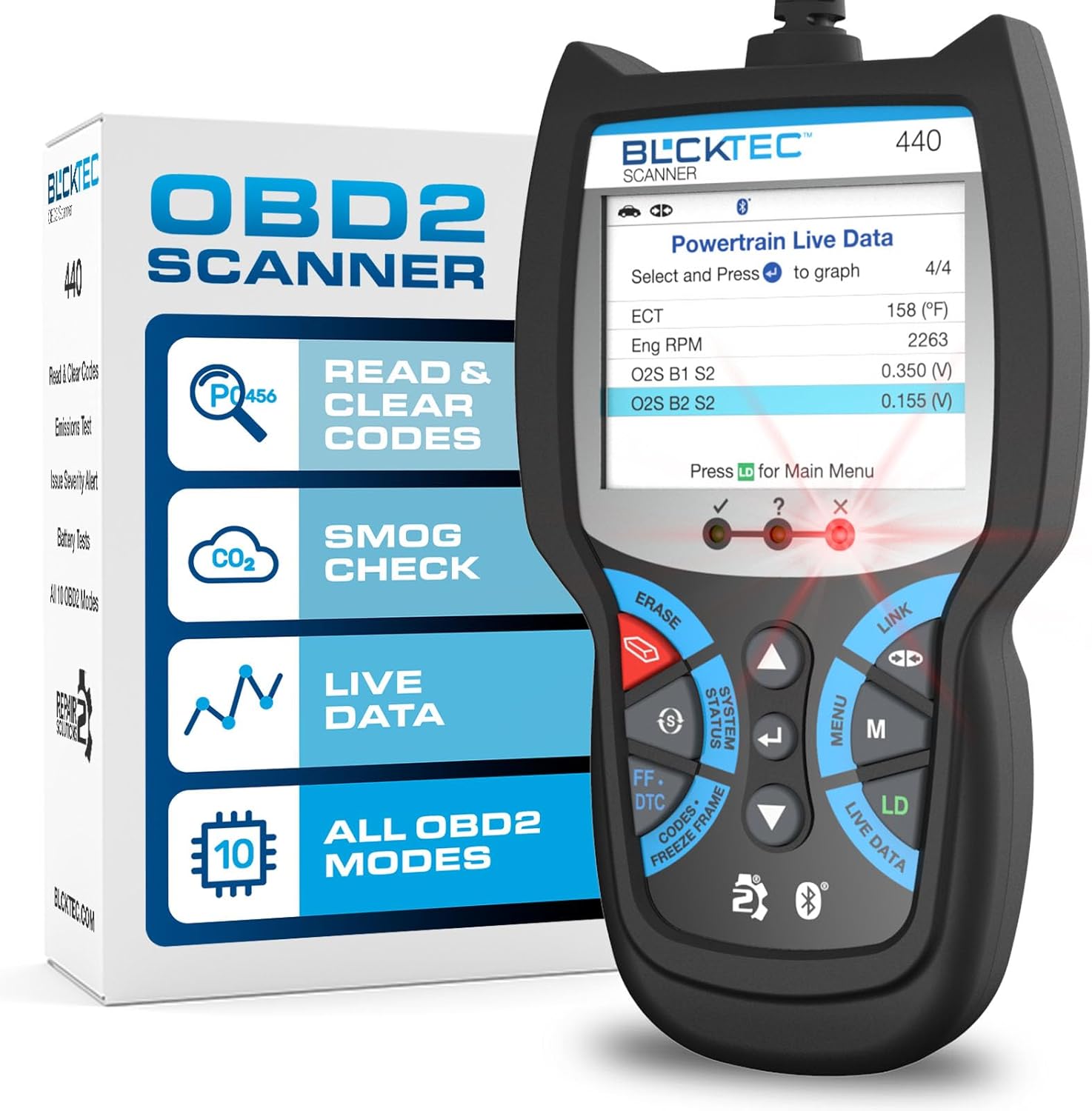 440 Bluetooth OBD2 Scanner Review