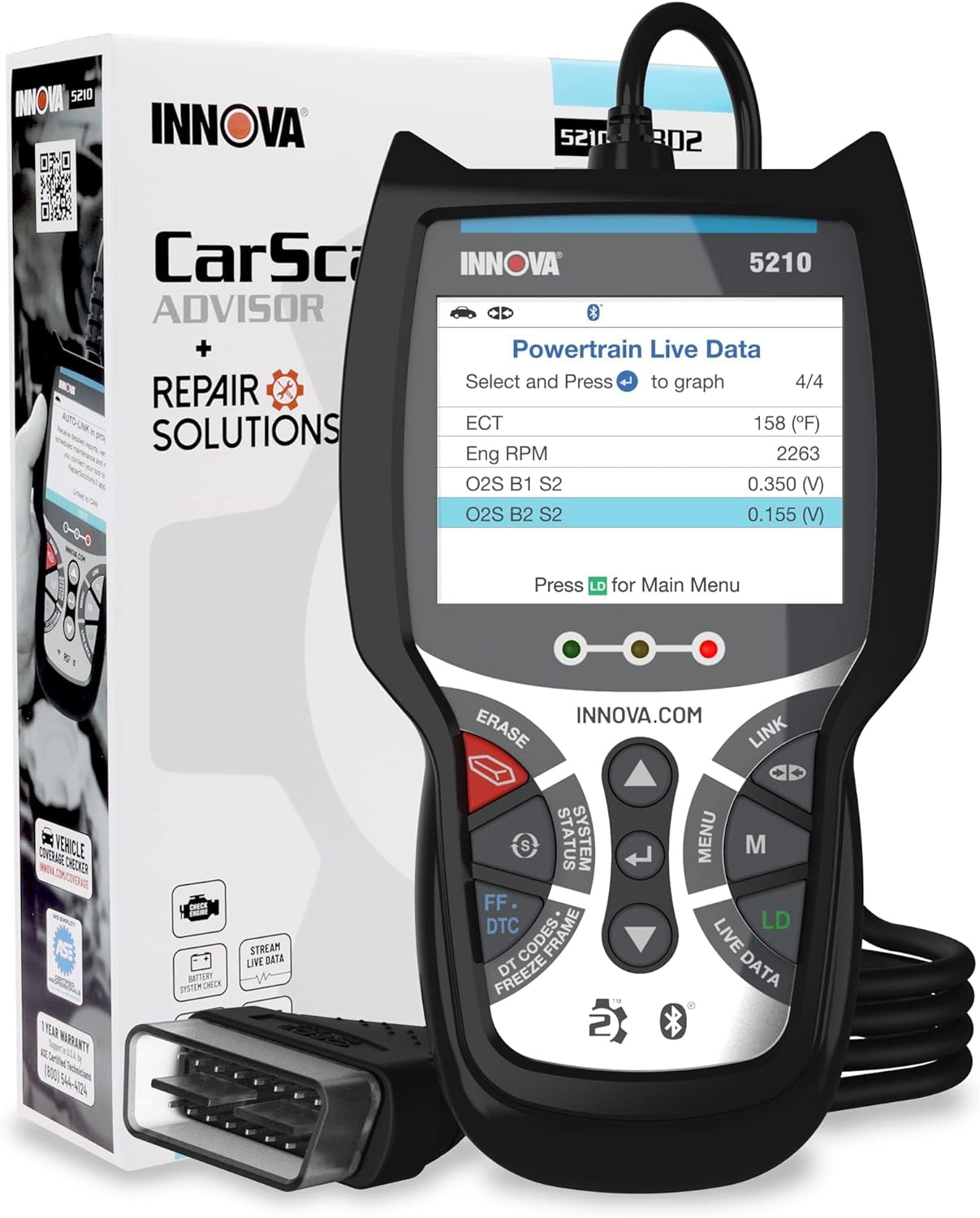 INNOVA 5210 OBD2 Scanner Review