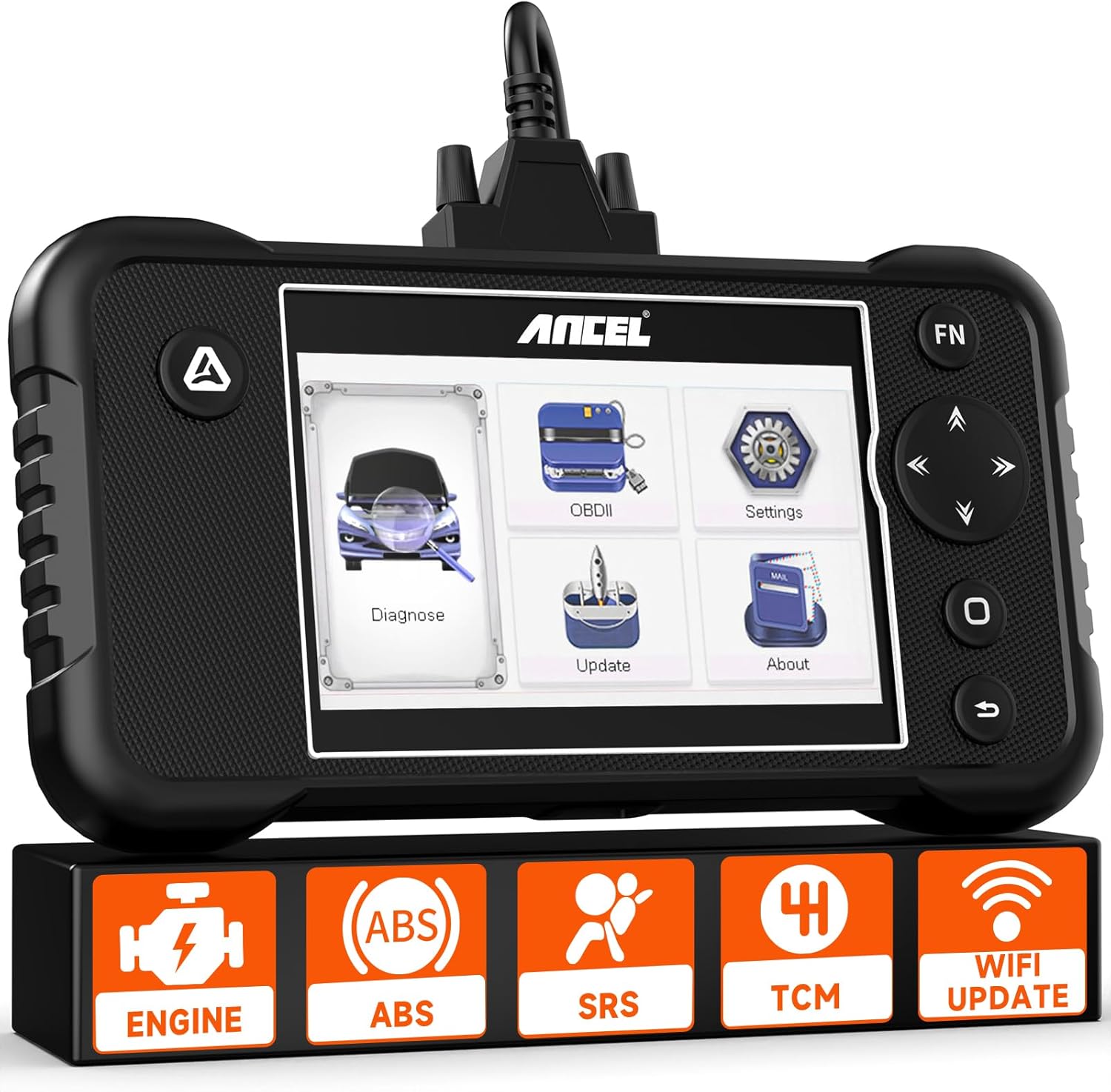 ANCEL FX3000 Elite OBD2 Scanner Diagnostic Tool, Check Engine Transmission ABS SRS Car Scanner, Diagnostic Scan Tool with SRS Airbag Code Reader, Car Diagnostic Scanner for Cars