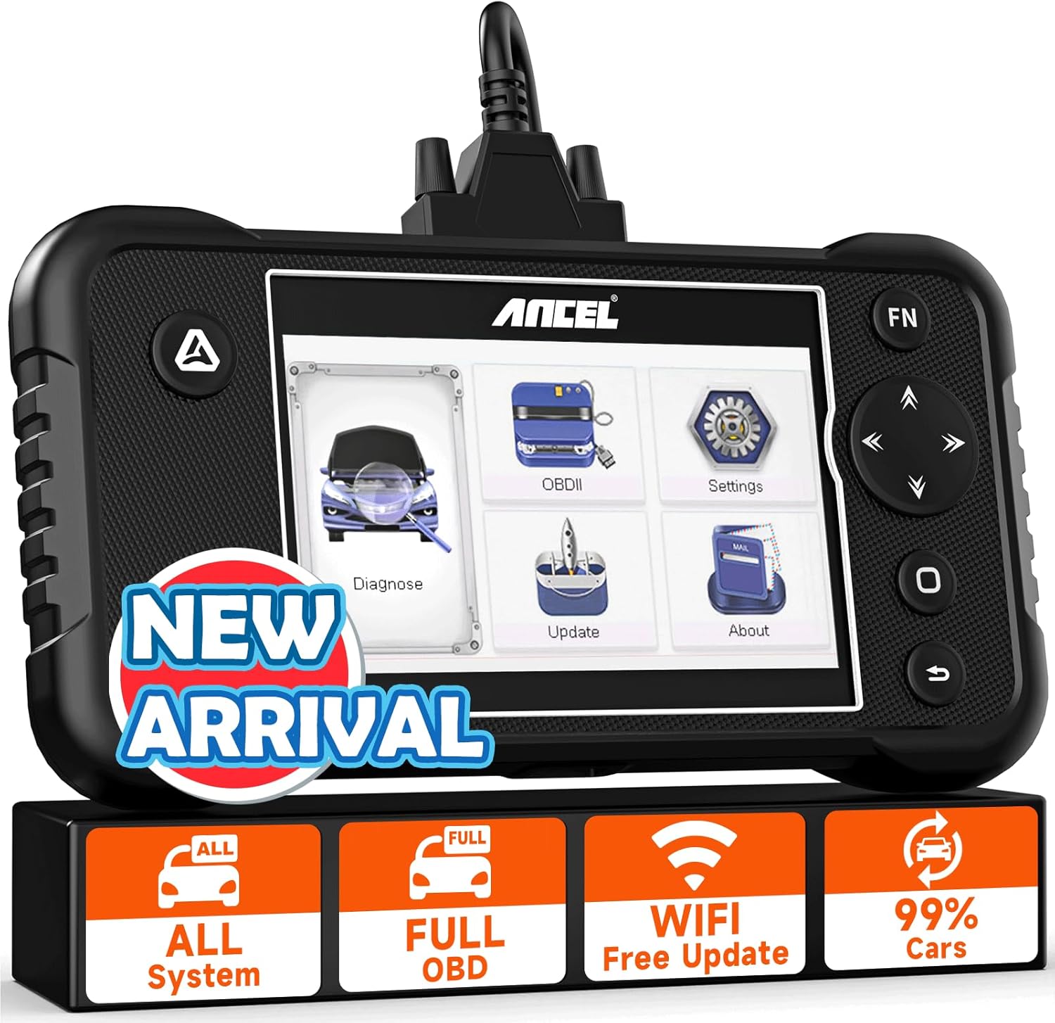 ANCEL FX3300 OBD2 Scanner Diagnostic Tool, All System Scan Tool, WiFi Update Car Code Reader Lifetime Free Update Code Reader, Diagnostic Scanner for Cars ANCEL FX3300 OBD2 Scanner Diagnostic Tool, All System Scan Tool, WiFi Update Car Code Reader Lifetime Free Update Code Reader, Diagnostic Scanner for Cars