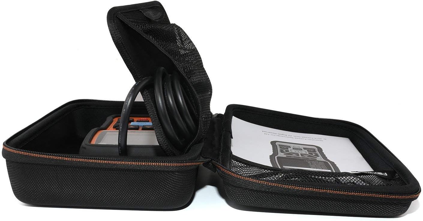 FOXWELL Hard Protection Carrying Case for NT510 Obd2 Code Reader Check Engine Light Scanner and Diagnostic Scan Tool - Polyester Fibre EVA Travel Case (Black) FOXWELL Hard Protection Carrying Case for NT510 Obd2 Code Reader Check Engine Light Scanner and Diagnostic Scan Tool - Polyester Fibre EVA Travel Case (Black)
