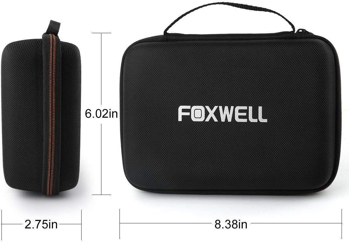 FOXWELL Hard Protection Carrying Case for NT510 Obd2 Code Reader Check Engine Light Scanner and Diagnostic Scan Tool - Polyester Fibre EVA Travel Case (Black) FOXWELL Hard Protection Carrying Case for NT510 Obd2 Code Reader Check Engine Light Scanner and Diagnostic Scan Tool - Polyester Fibre EVA Travel Case (Black)