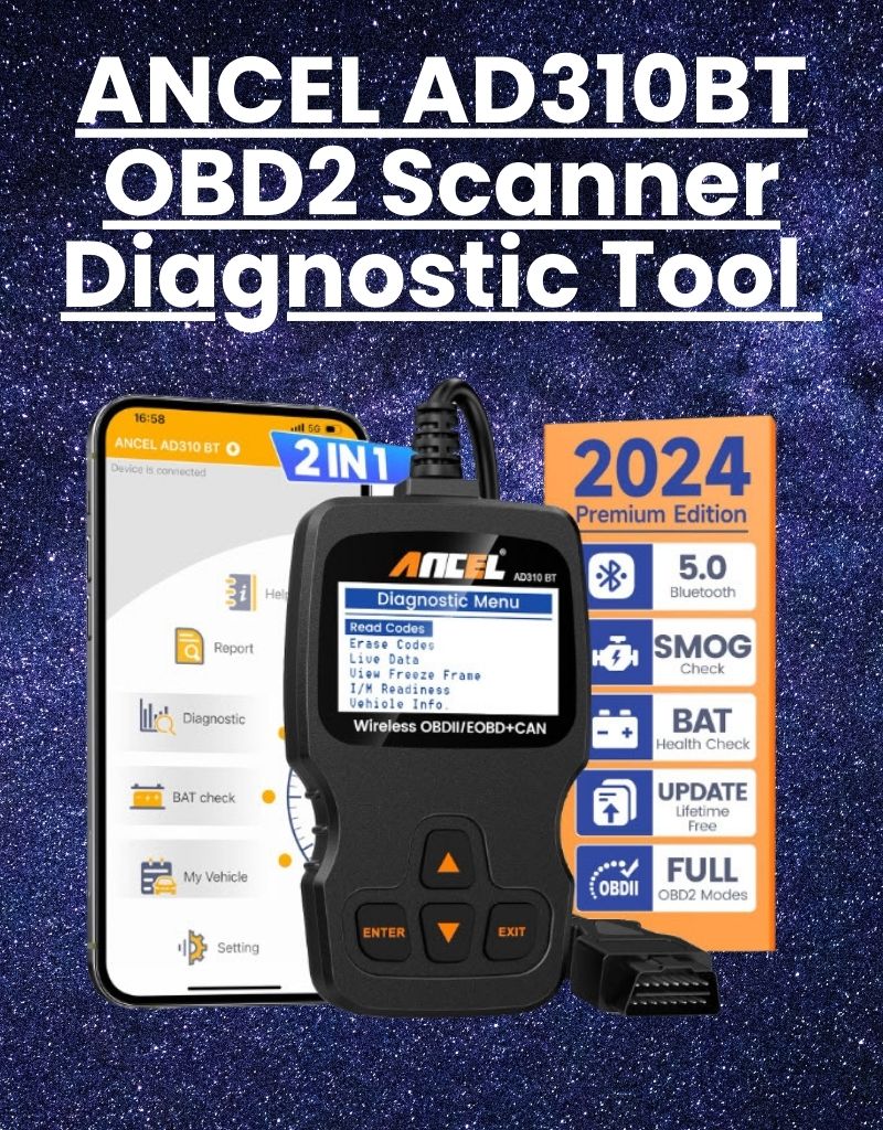 ANCEL AD310BT OBD2 Scanner Diagnostic Tool Review