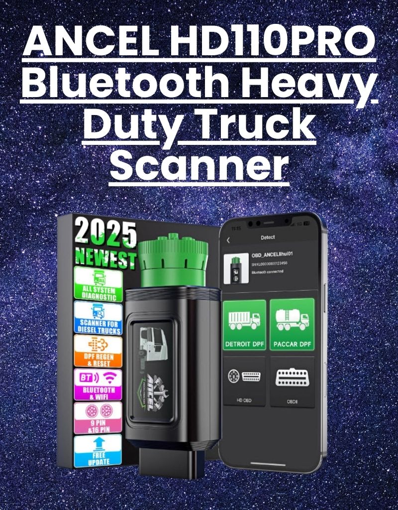 ANCEL HD110PRO Bluetooth Heavy Duty Truck Scanner Review