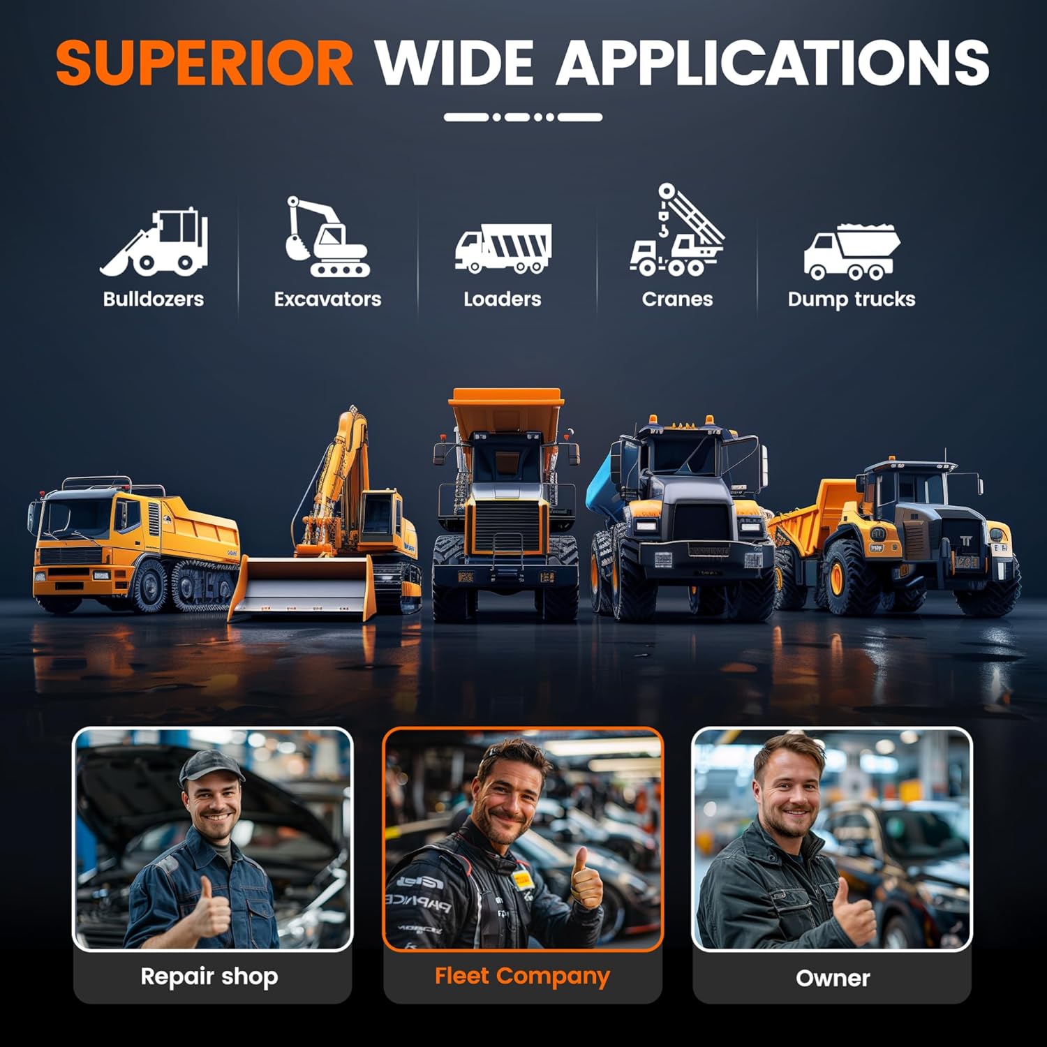 ANCEL HD3600 Heavy Equipment Diagnostic Tool with DPF Regen, Full System Heavy Duty Truck Scanner Machinery Scan Tool Diesel Code Reader Fit for Cummins, Caterpillar, John Deere, Komatsu, YanmarCase ANCEL HD3600 Heavy Equipment Diagnostic Tool with DPF Regen, Full System Heavy Duty Truck Scanner Machinery Scan Tool Diesel Code Reader Fit for Cummins, Caterpillar, John Deere, Komatsu, YanmarCase