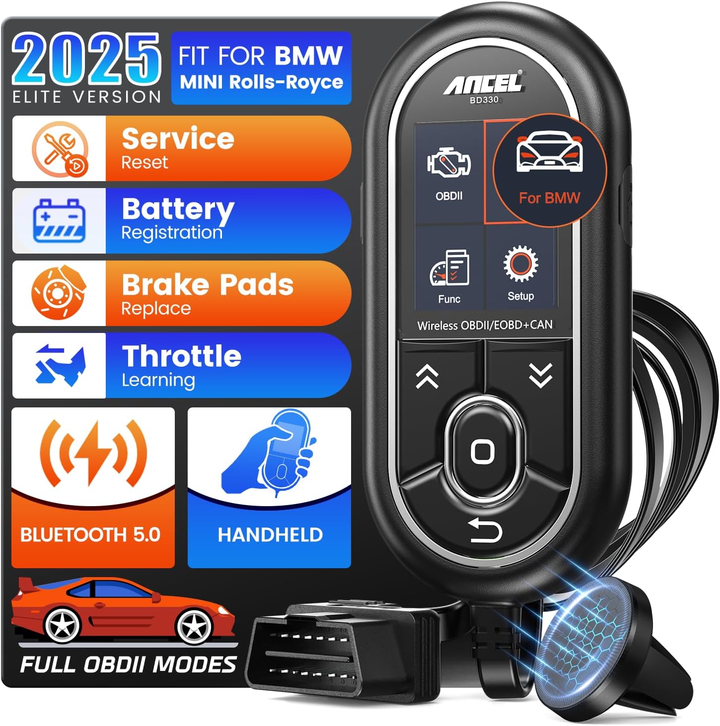 ANCEL BD330 OBD2 Scanner Bluetooth Review